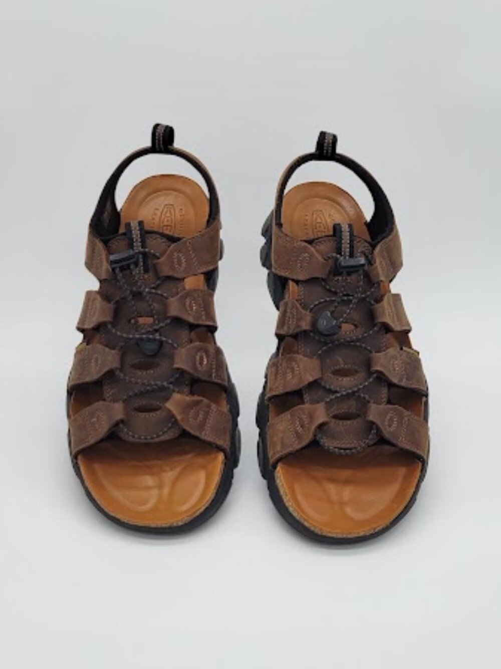 KEEN Men’s Daytona II Brown Leather open-Toe Outdoor Sandals Size 11 NWOB - Picture 2 of 8